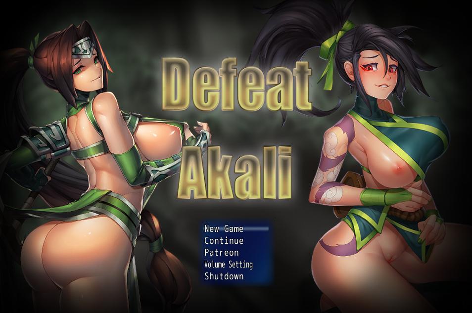 H GAME Defeat Akali English AD Hentai