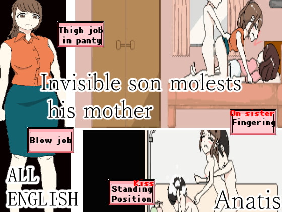 [H-GAME] Invisible son molests his mother English